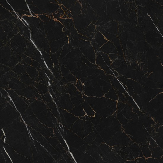 Diamante Marquina Gold Black 60x60 Lucido - Pavimento Effetto Marmo