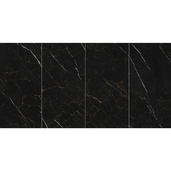 Diamante Marquina Gold Black 60x120 Lucido - Pavimento Effetto Marmo